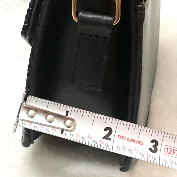 Wine Burgundy Faux Fur and Snakeskin Top Handle Handbag with shoulder strap - Picture 13 of 16